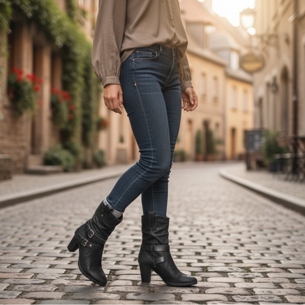 MARC FISHER Leather Famous Slouchy Boot